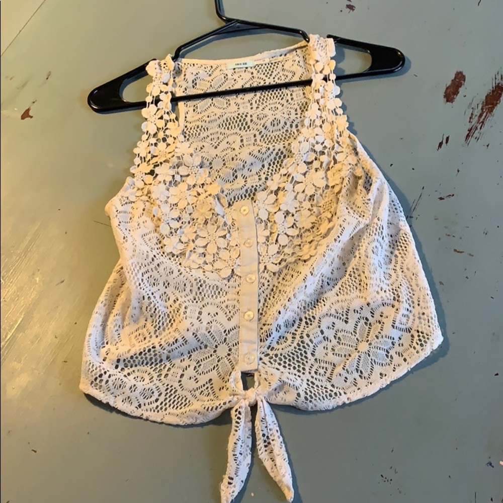 Lace top, urban outfitters